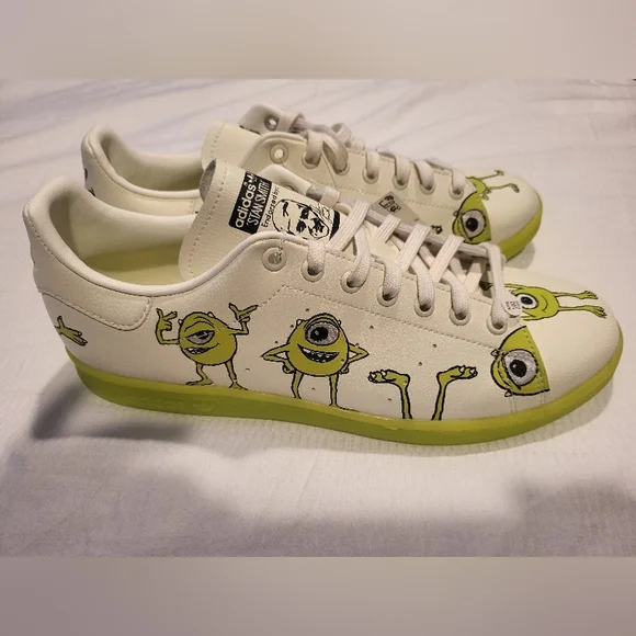 adidas | Shoes | Adidas Monsters Inc Stan Smith Mike Wazowskis | Poshmark
